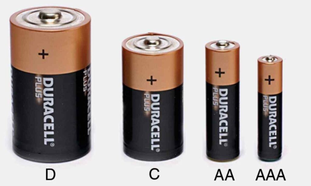 AA Battery Length