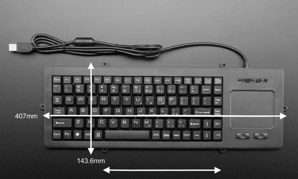 Computer Keyboard Length