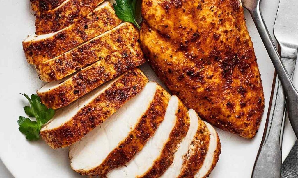 Cooked Chicken Breast (Portion)