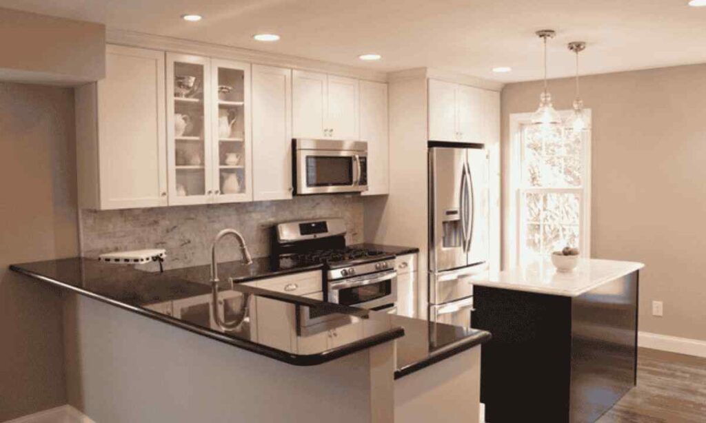 Kitchen Counter Height (Plus Overhang)