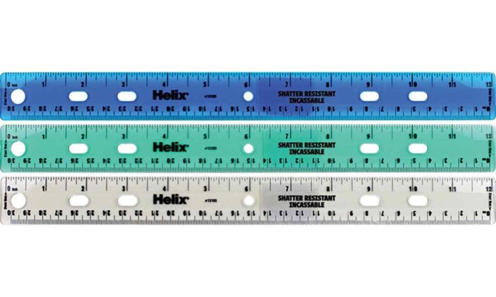 Standard Ruler (Minus One Inch)