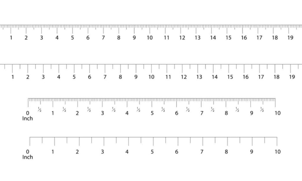 Standard Ruler Plus 3 Inches