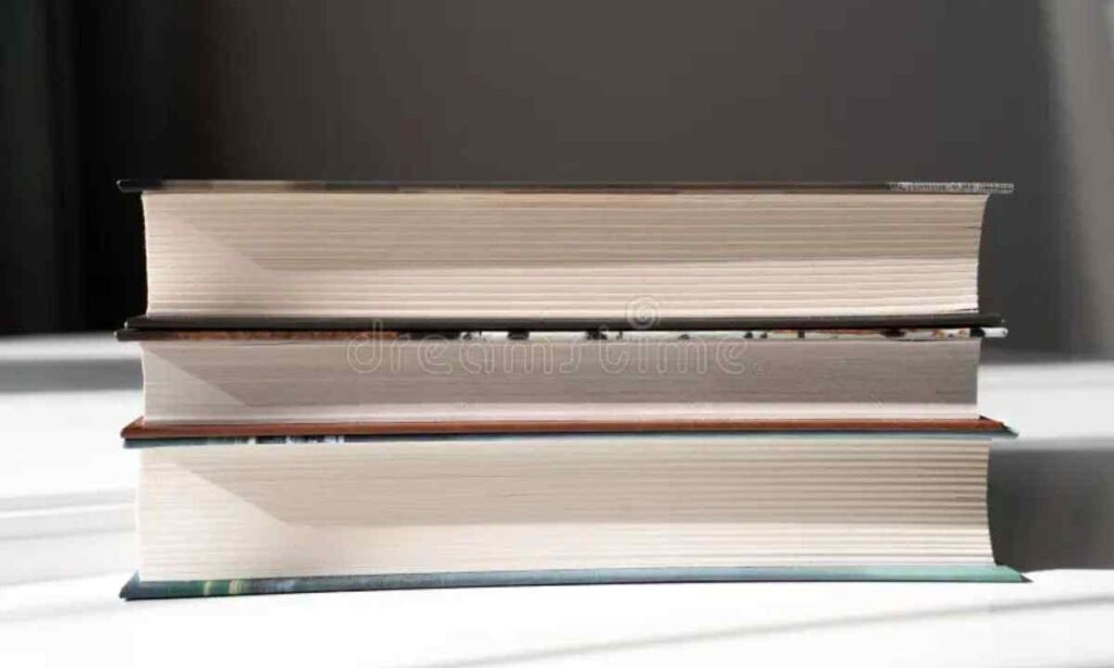 Two Large Hardcover Books Stacked