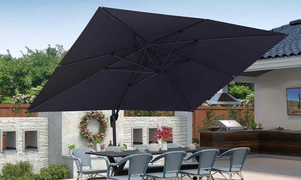Umbrella Canopy Fold