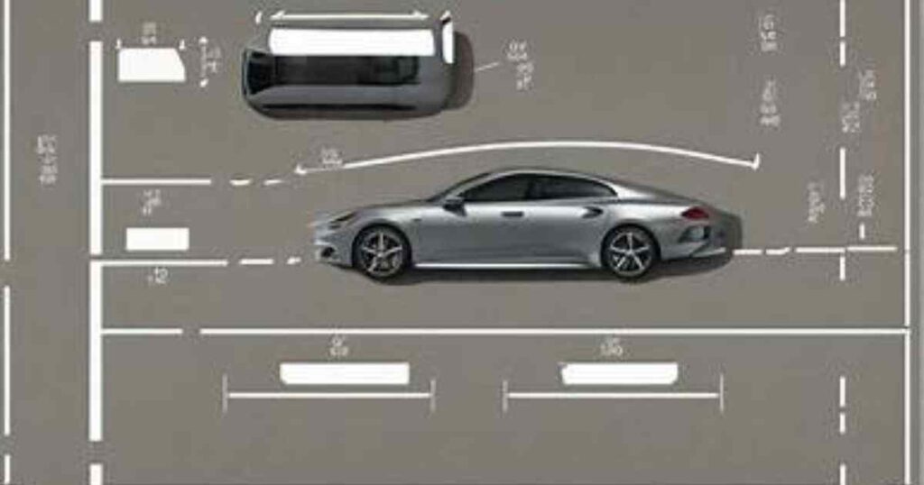 Width of Eight Parking Spaces