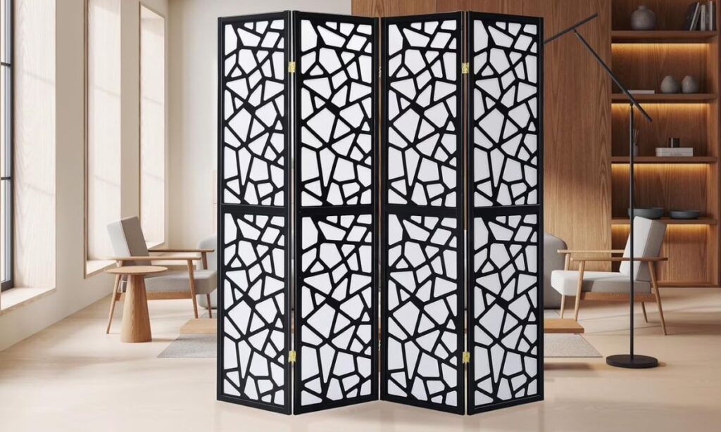 A 4 Panel Shoji Room Divider