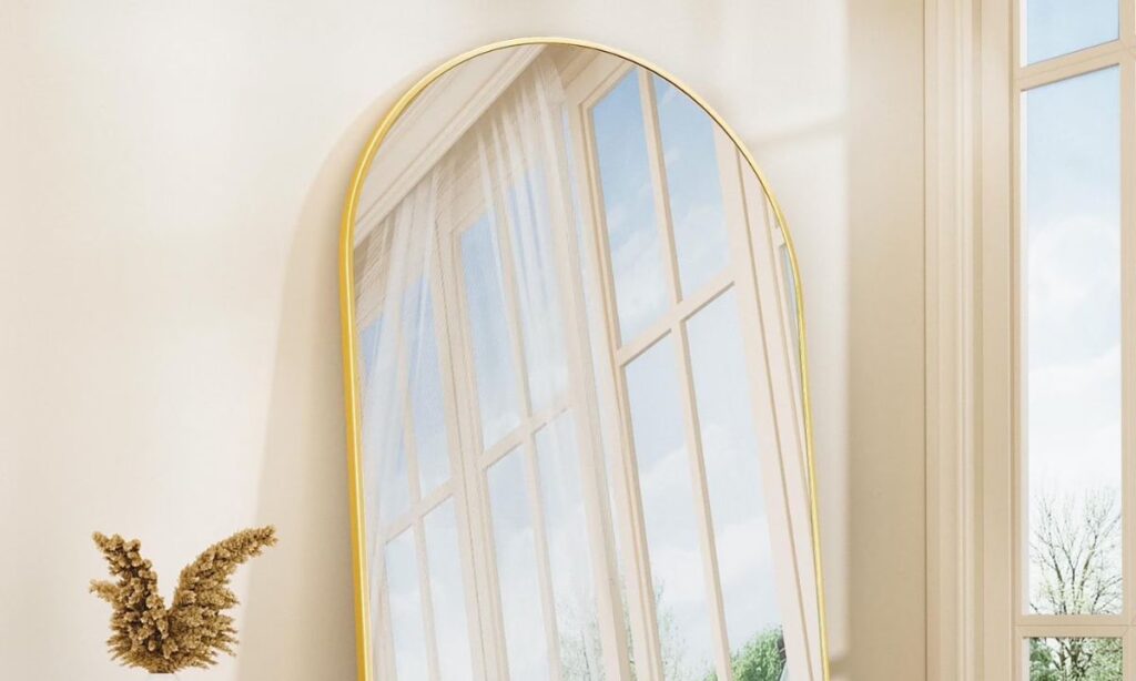 Arched Full Length Floor Mirror