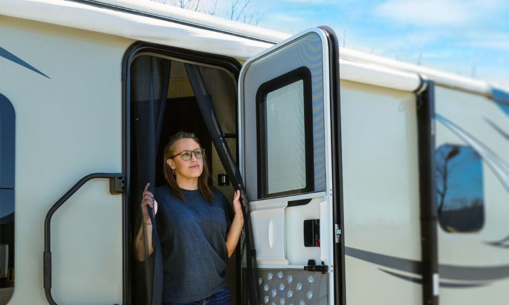 RV Entrance Door
