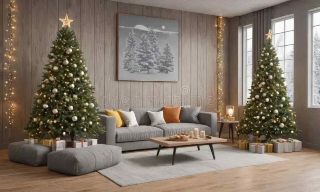 Two Christmas Trees