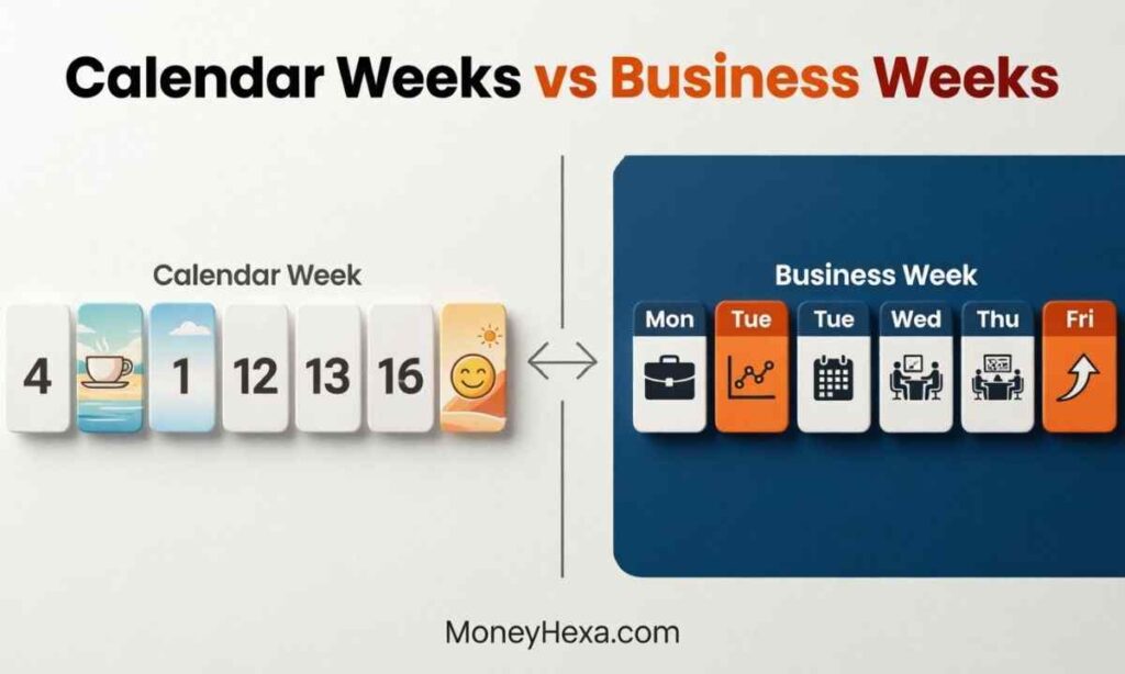 Calendar Weeks vs Business Weeks