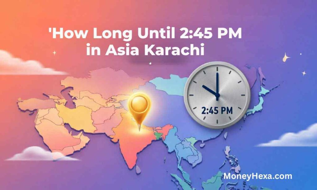 How Long Until 2:45 PM in Asia Karachi