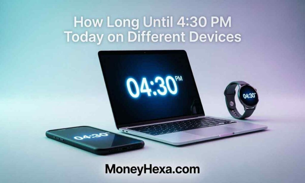 How Long Until 4:30 PM Today on Different Devices