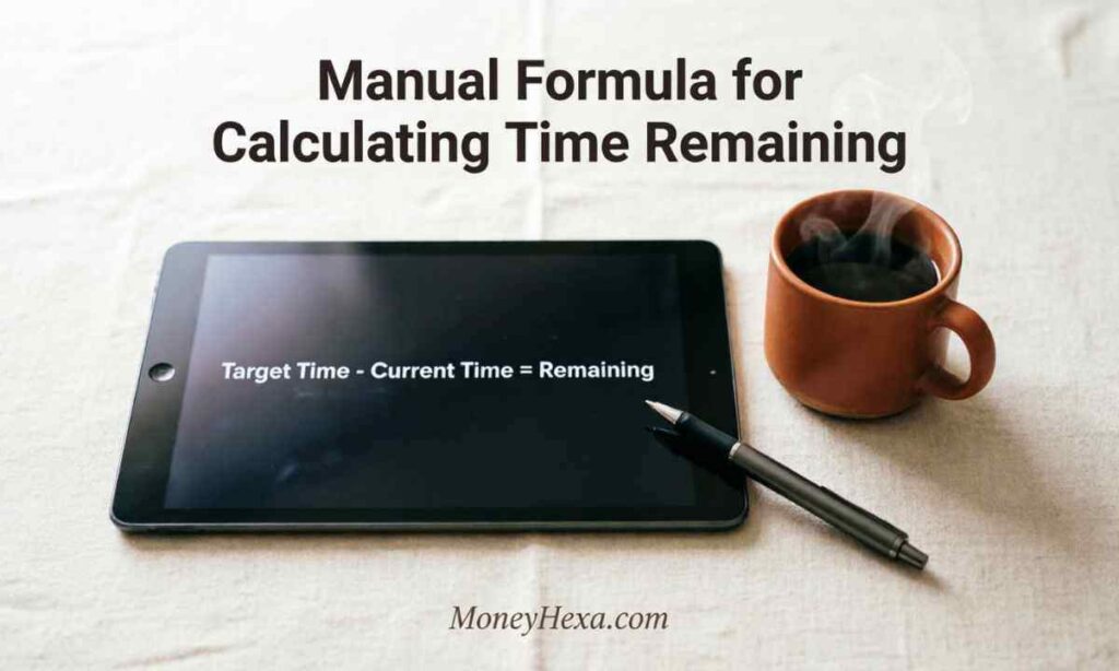 Manual Formula for Calculating Time Remaining