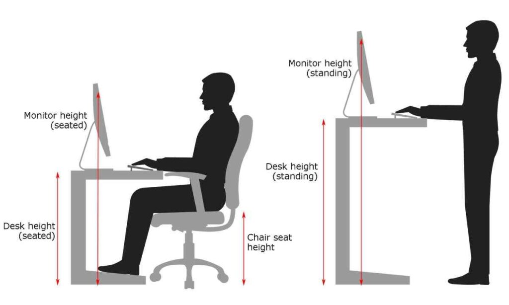 Office Desk Chair Seat Height