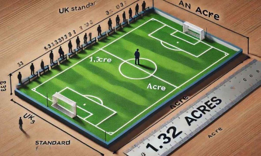 Two Standard US Football Fields Placed Side by Side