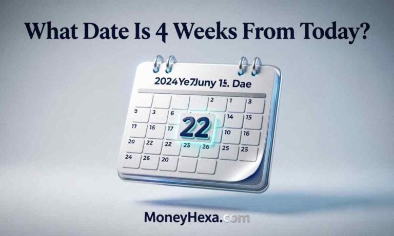 What Date Is 4 Weeks From Today Feature Image