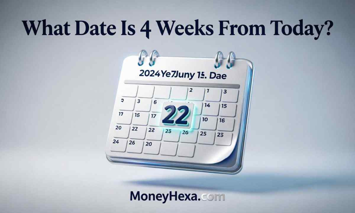 What Date Is 4 Weeks From Today Feature Image