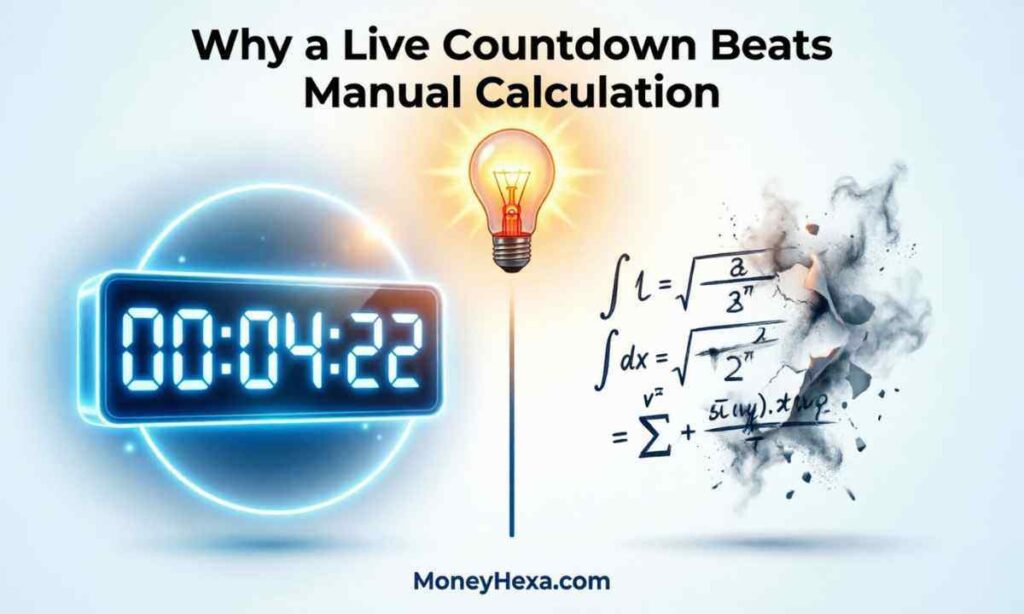 Why a Live Countdown Beats Manual Calculation