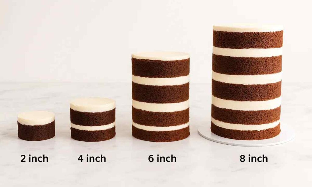 A 9 Inch Double Layer Cake