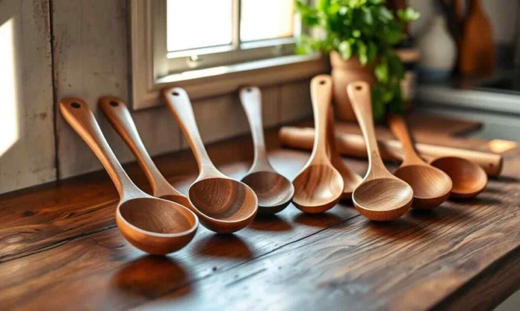 A Standard Wooden Cooking Spoon