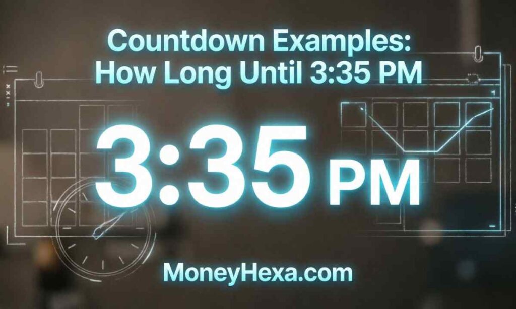 Countdown Examples How Long Until 335 PM