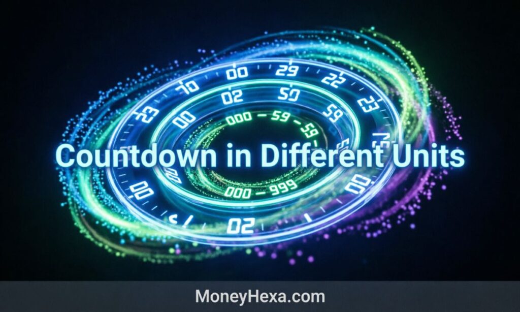 Countdown in Different Units
