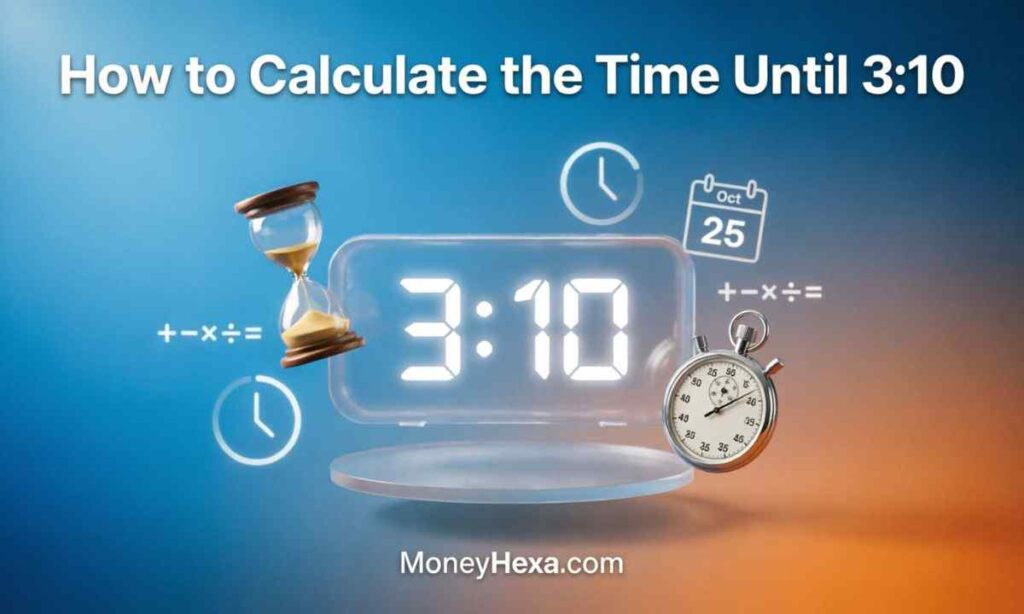 How to Calculate the Time Until 3:10