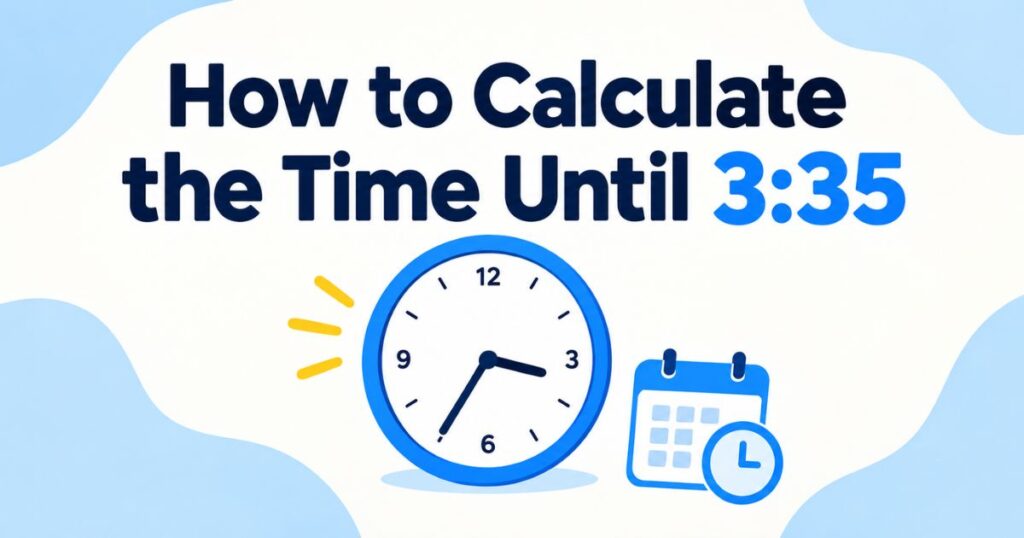 How to Calculate the Time Until 335