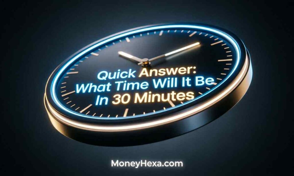 Quick Answer What Time Will It Be In 30 Minutes