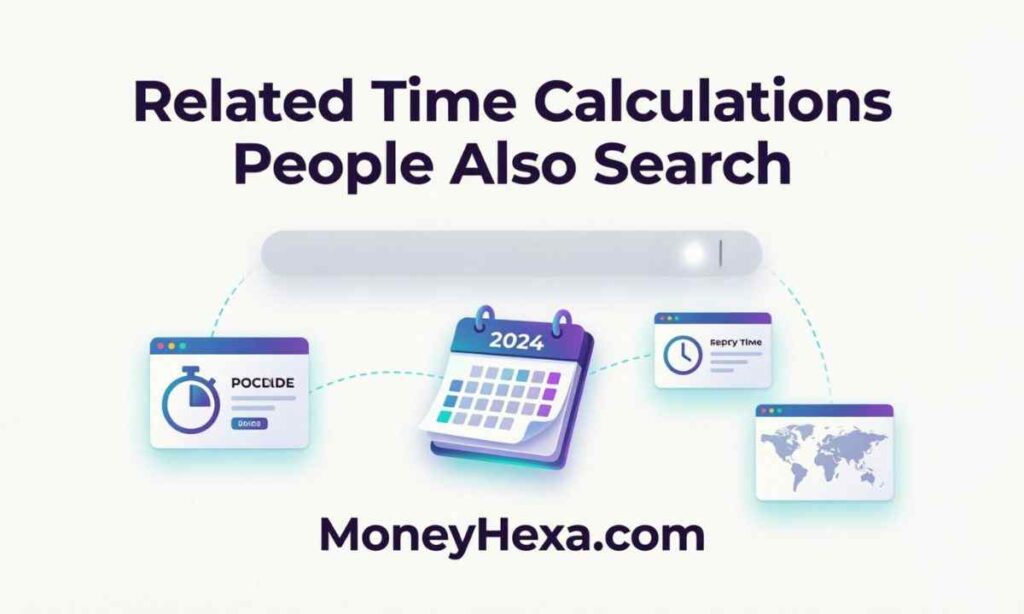 Related Time Calculations People Also Search