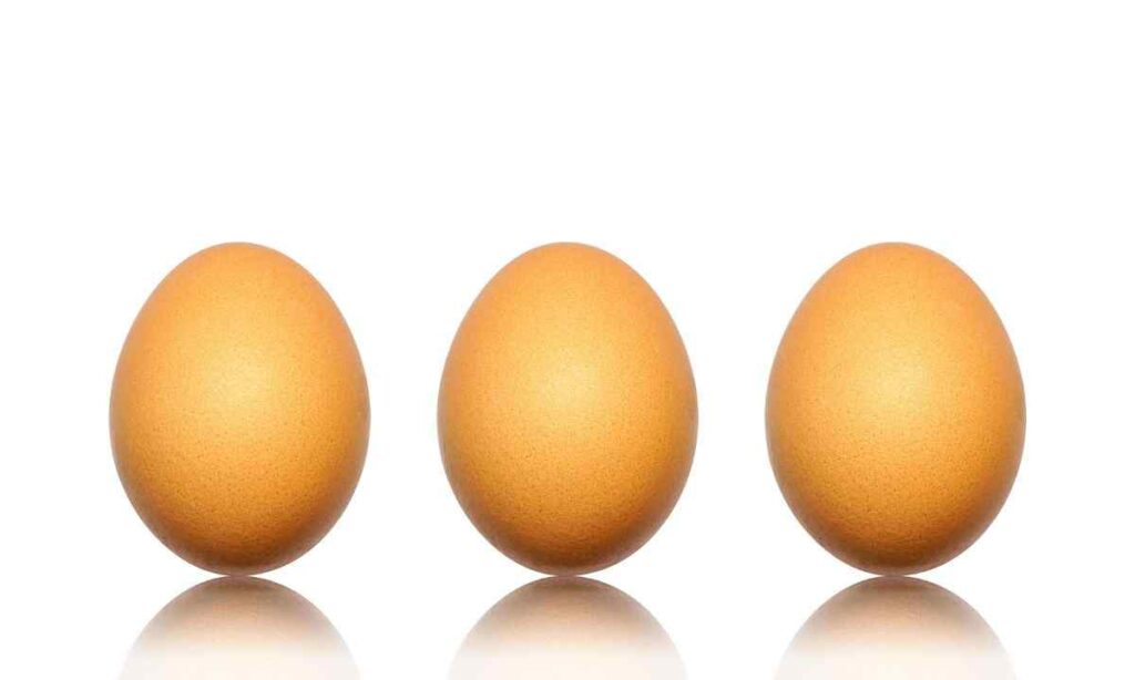 Three Large Eggs