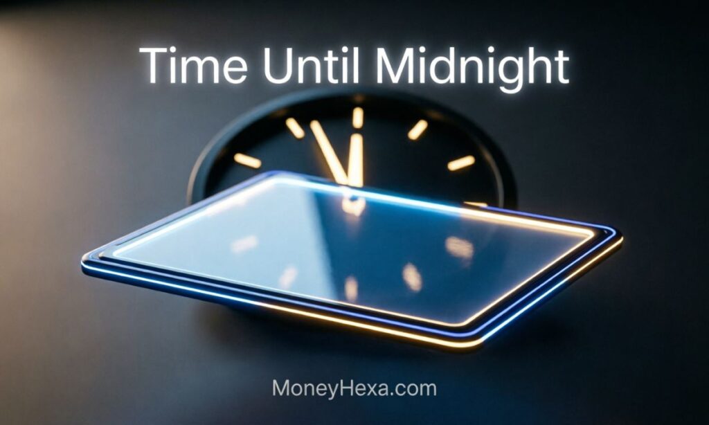 Time Until Midnight Quick Reference Table