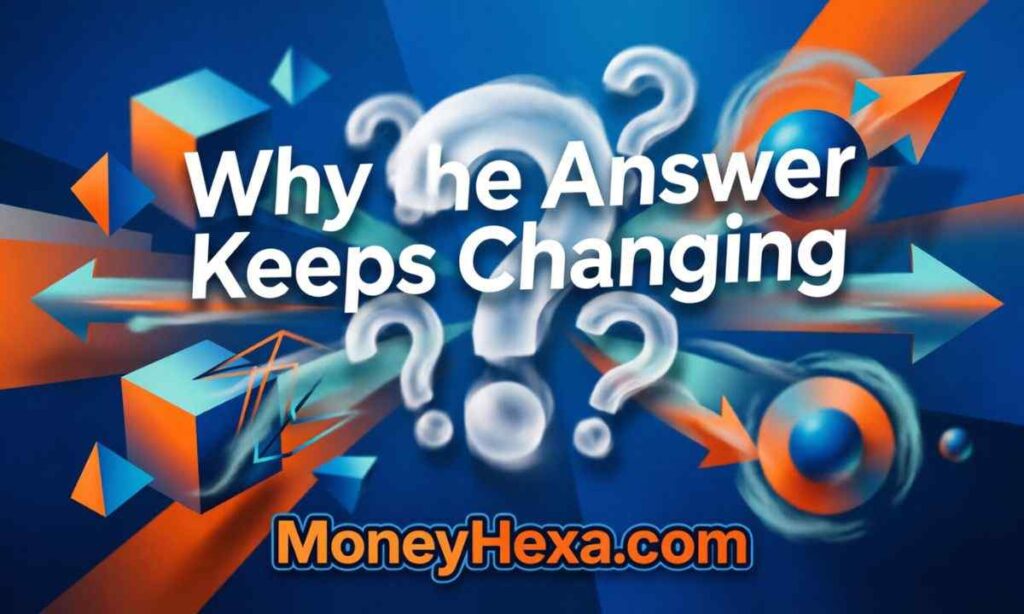 Why the Answer Keeps Changing