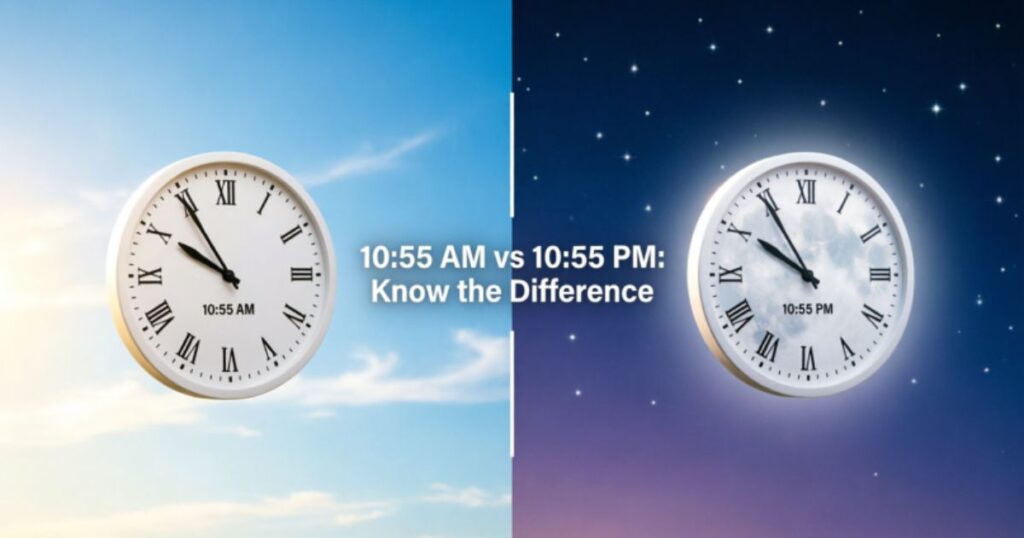 1055 AM vs 1055 PM Know the Difference