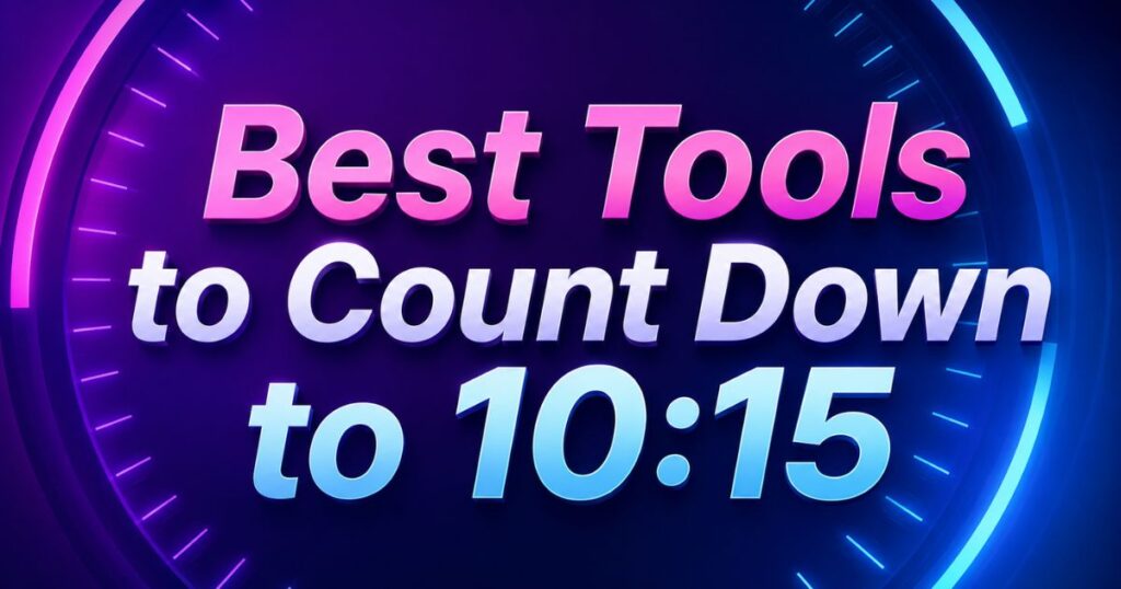 Best Tools to Count Down to 1015