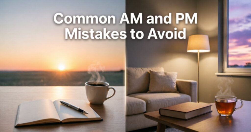 Common AM and PM Mistakes to Avoid