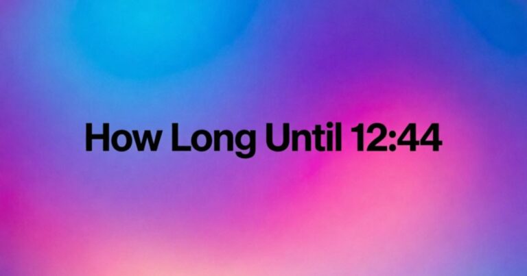 How Long Until 1244