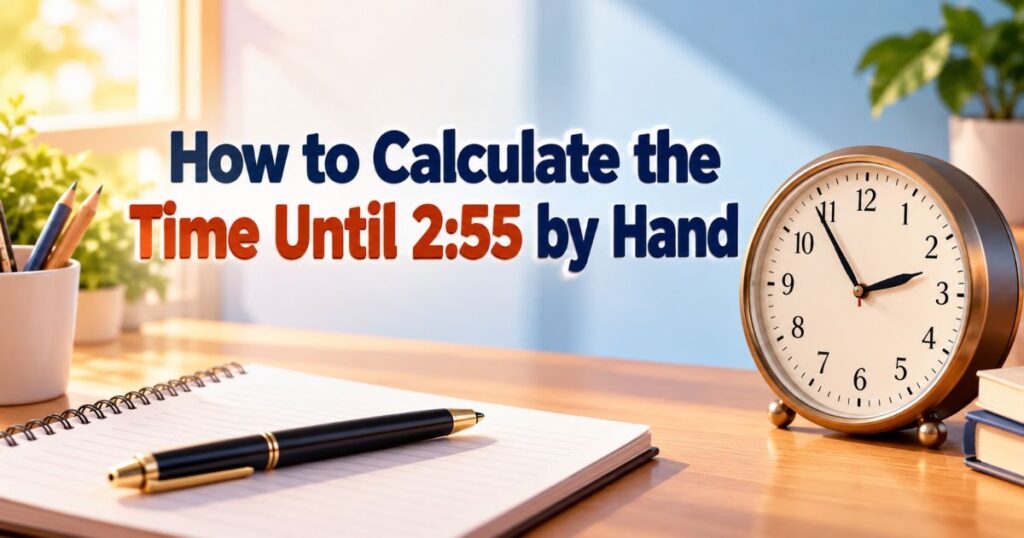 How to Calculate the Time Until 2_55 by Hand