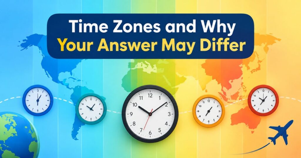 Time Zones and Why Your Answer May Differ