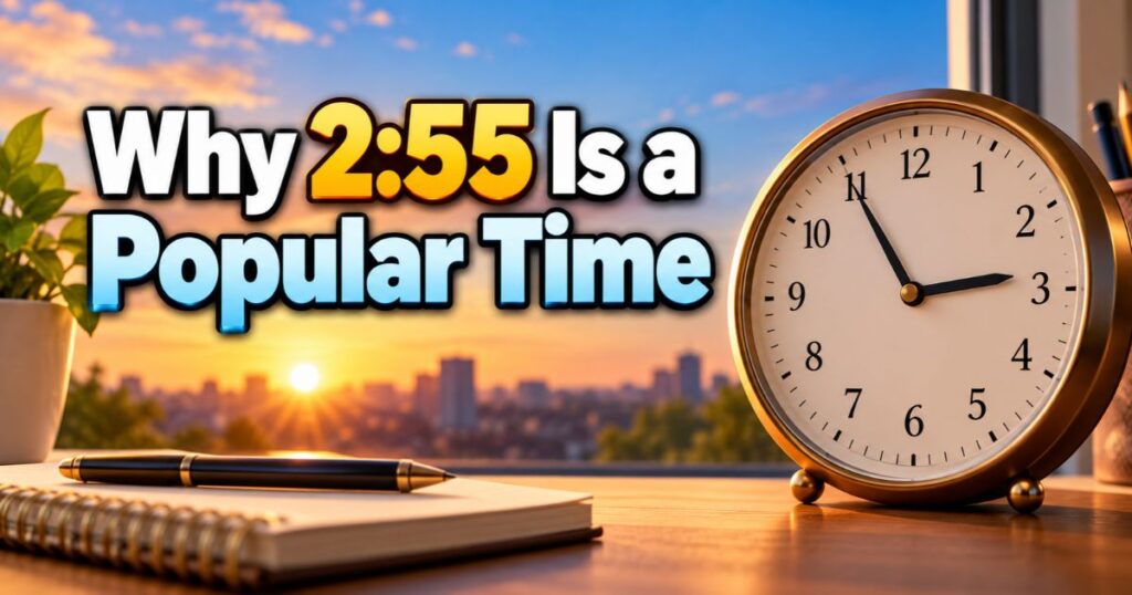 Why 2_55 Is a Popular Time