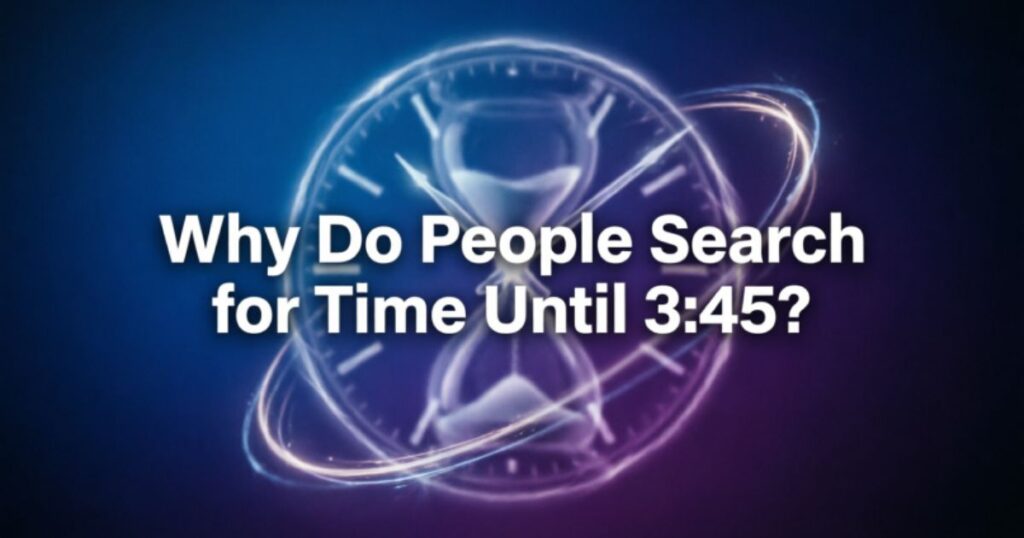 Why Do People Search for Time Until 345