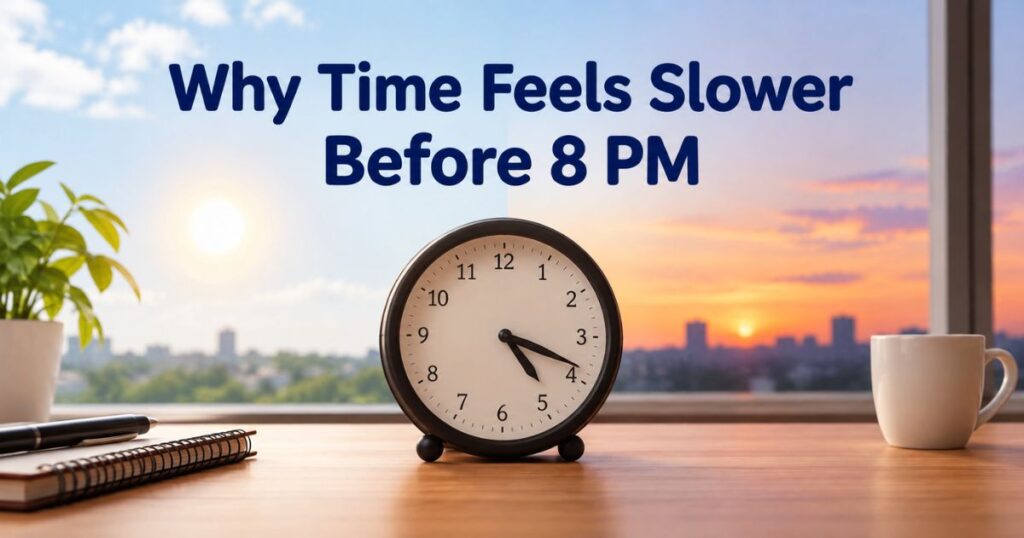 Why Time Feels Slower Before 8 PM